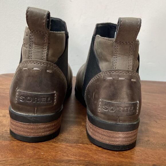 Sorel Emelie Chelsea Leather Boots - Picture 6 of 9